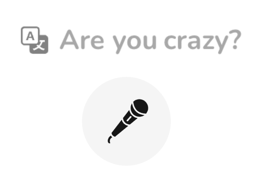 Speaking Mode